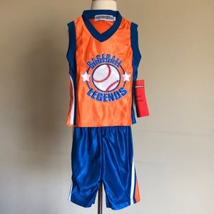 Boys 18M 2 Piece Matching Set Shirt & Shorts NWT